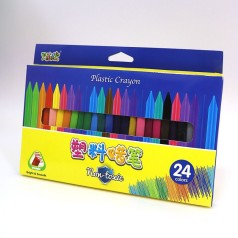 Дрібні пластик. воскові Crayons, набір 24 кол.