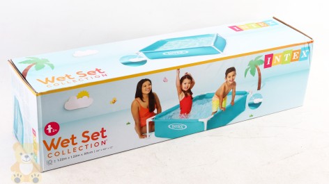 УЦЕНКА 10% Бассейн каркасный размером 122х122х30 см, объем: 337л, вес: 4,9кг, от 3 лет 