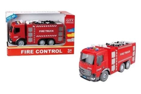 Пожарная машина инерционная, озвученная, со светом, в кор. 
