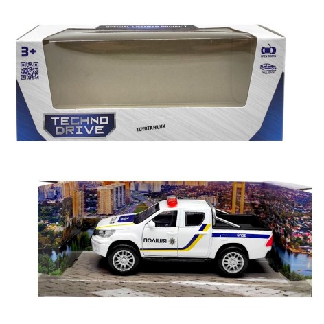 Автомодель металлическая "TOYOTA HILUX. ПОЛИЦИЯ"