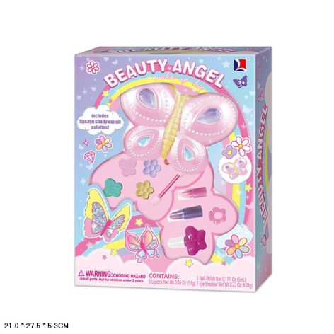 Косметика палетка тіней, лак, помада, кор. 20*5*27см 