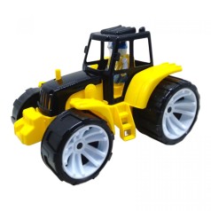 Трактор пластиковый (желтый+черный)