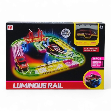 Трек Magic Track Lumimous Rail 46 елементів батар.