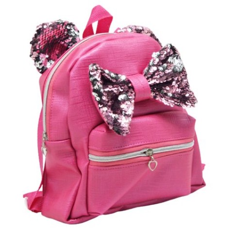 Дитячий рюкзак Бантик рожевий