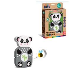 Дерев'яна іграшка Kids hits панда 4 деталі