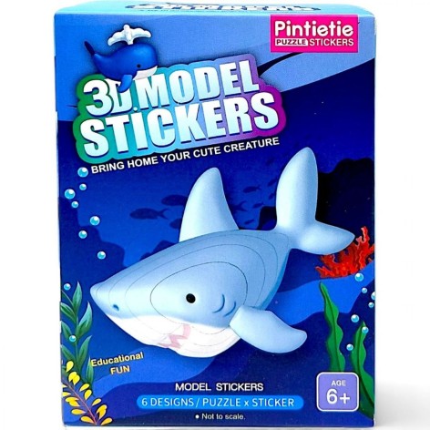 Pintietie 3D КОНСТРУКТОР-СЮРПРИЗ "МОРСЬКІ ТВАРИНИ"