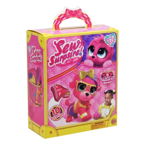 Іграшка-сюрприз "Scruff A Luvs: Sew surprise", рожевий
