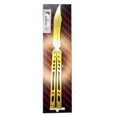 Сувенирный нож деревянный Сувенир-декор «Бабочка Legasy» Золотистый