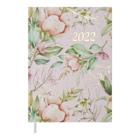 Дневник датированный 2021 ELEGANT, A5, 336 стр., розовый