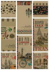 Блокнот  на скобі, 60г, обкл.-крафт 275г, В5, 32 аркуші, лінія