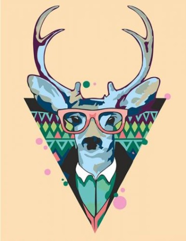 Картина за номерами "Cool deer"???