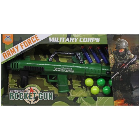 Автомат YX004-1 (24шт) 40см, шары-присоски 5шт, шарики 5шт, в кор-ке