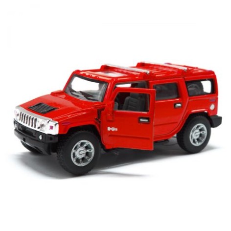 Машинка KINSMART "Hummer H2" (красная)