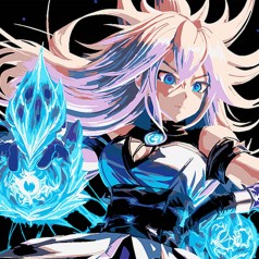 Картина по номерам Strateg ПРЕМИУМ Аниме.