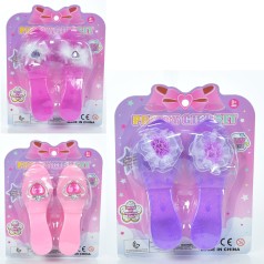 Набор аксессуаров туфли, 19см, 3 вида, на листе, 19,5-26-5,5см 