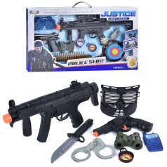 Набір амуніції поліція, 2 види, 8 предметів, в кор-ці, 63,5-37,5-4,5см /24/