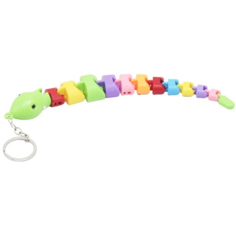 Антистрес брелок "Змія", зелений