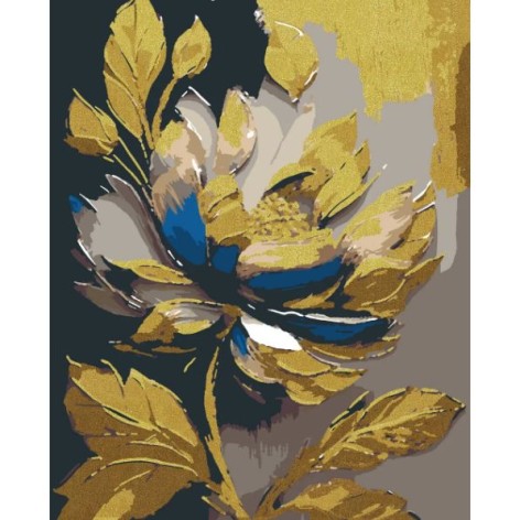 Картина по номерам Riviera Blanca Цветущее золото 40x50 см