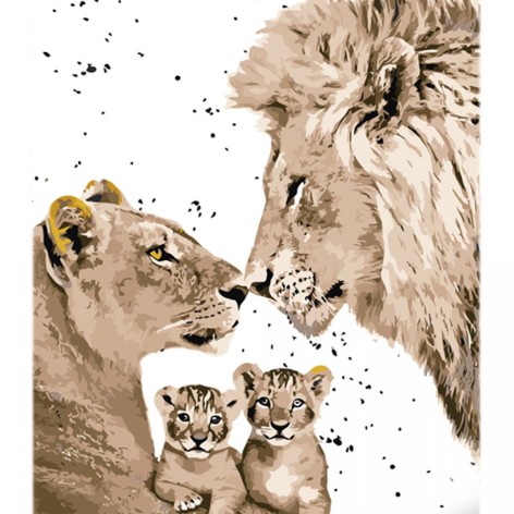 Картина за номерами "Королевська сім'я" 30х40 см