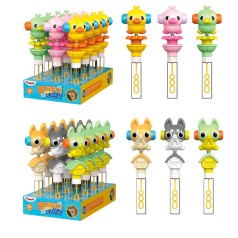 Мильні бульбашки меч, 22см, 2 види дисплеїв (каченя, собачка), (3кольори) /6/72/12шт в кор.  27-22-1