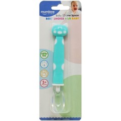 Силіконова ложка Хрюшка  бірюзова