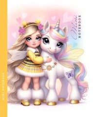 Блокнот, 80г, Інтегральний, 128х165 мм, 48 аркушів, чисті аркуші, Мат.лам. диз.24306