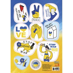 КЕНГУРУ Стикеры MADE IN UKRAINE. Украина – мой дом (УА)