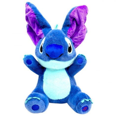 Музыкальная мягкая игрушка "STITCH" (СИНИЙ)