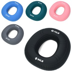 Еспандер істьовий, 7,5-7,5-2см, 5видів/5кольорів (20-40LB, 30-50LB, 40-60LB, 50-70LB, 70-90LB), у п/е 