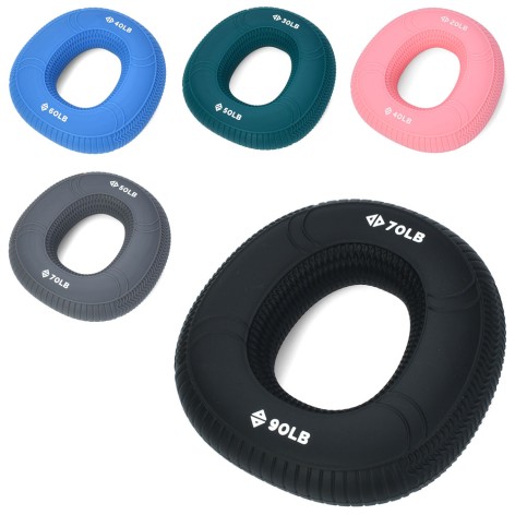 Еспандер істьовий, 7,5-7,5-2см, 5видів/5кольорів (20-40LB, 30-50LB, 40-60LB, 50-70LB, 70-90LB), у п/е 