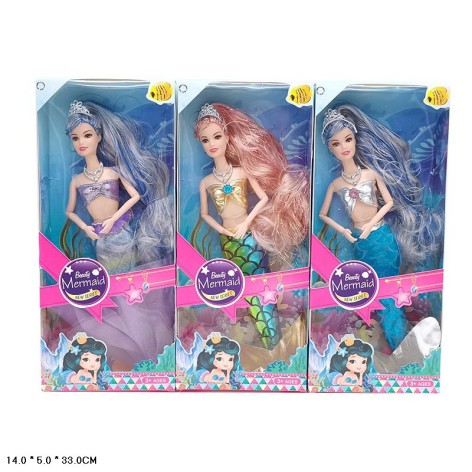 Кукла 29см BL381 русалка 3в.кор.33*5*14 