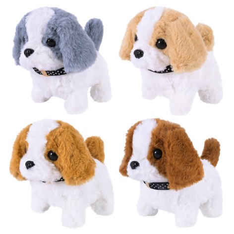М'яка інтерактивна собачка мікс 15*8*13см 