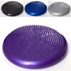 Подушка для йоги 33 см,масажна,балансув,900 г, 4 кольори,кул,34-34-3,5см 