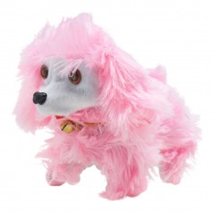 Собачка интерактивная, розовая