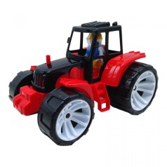 Трактор пластиковий (червоний+чорний)
