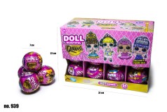 LL кукла B939 DOLL BEAUTIFUL QUEENS СЛОЙ 7см /4/96/24шт в кор.