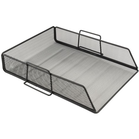 Лоток горизионтальный 80x280x340 мм метал, черный