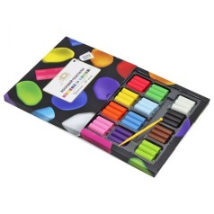 Набор пластилина на восковой основе, 12 цветов.