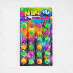 М'яч стрибун "TK Group", d-3,3 см, 24 шт на листі  