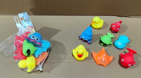 Набір пискавок 8 штук в сітці  /360-2/