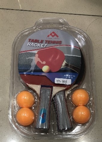 Теніс настільний ракетки, 4 м'ячики
