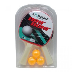 Набор для настольного тенниса TT2027 2 ракетки, 3 мячика, толщина 8 мм