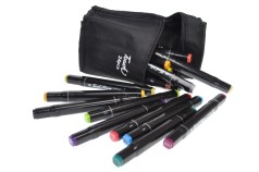 Набір скетч-маркерів 24 кольорів, чохол