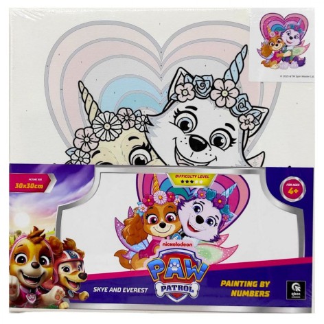 НАБОР ДЛЯ РАЗПИСЫВАНИЯ ПО НОМЕРАМ 30Х30 СМ "СКАЙ И ЭВЕРЕСТ"