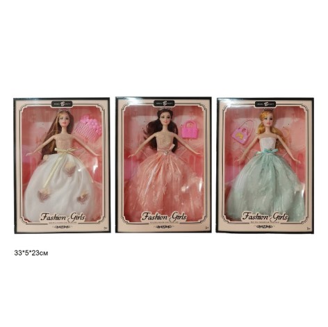 Кукла 29см 9023-001/002/003 с аксес.3в.кор.33*5*23 