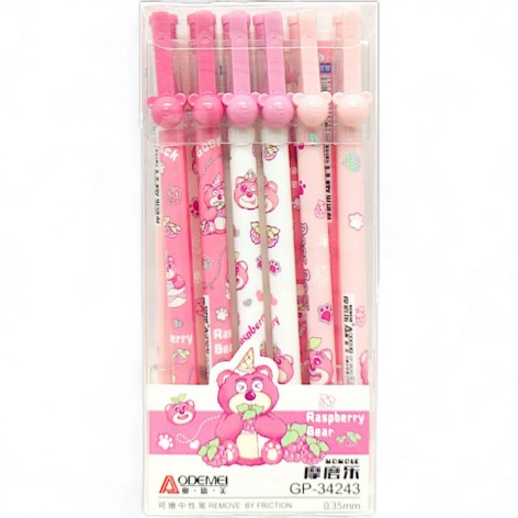 Ручка гелевая "Забавный мишка" "пишепрает" 0,35мм, синяя (37482)