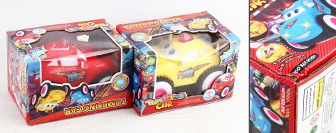 УЦЕНКА 40% Перевертень ТЧ, муз, світло, подв.очима, 3 кольори, 18см, бат, в кор-ці, 18-12-11,5см 