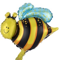 Великі гелієві кулі «Бджілкаа», надувні фольговані повітряні фігури для свята 35*31 см //