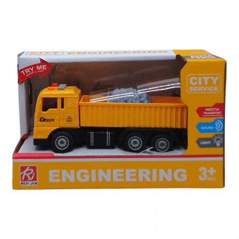 Инерционная машинка "Грузовик", свет, звук