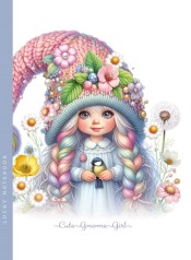 Блокнот, 80г, Інтегральний, 143х200 мм, 48 аркушів, чисті аркуші, Мат.лам. диз.24323